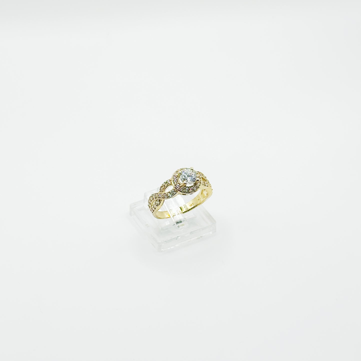SORTIJA ORO 10KT INFINITY CON ZIRCONIZ