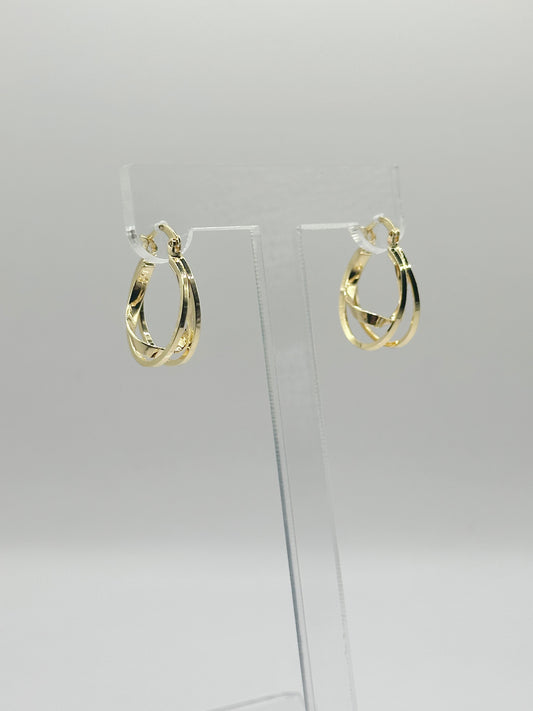 Small Gold Hoop Polished Style Gold Filled