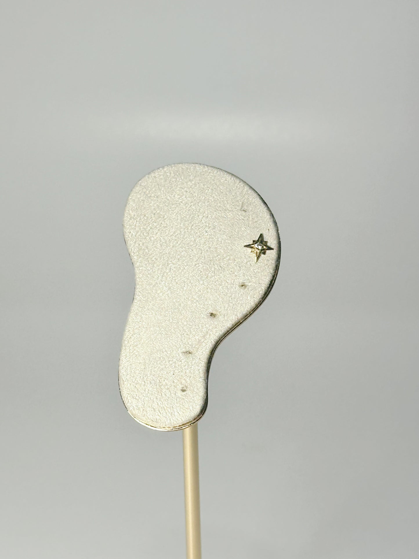 Piercing Estrella Norte Zirconia Clear, Oro 14kt, Internal Thredded Closure