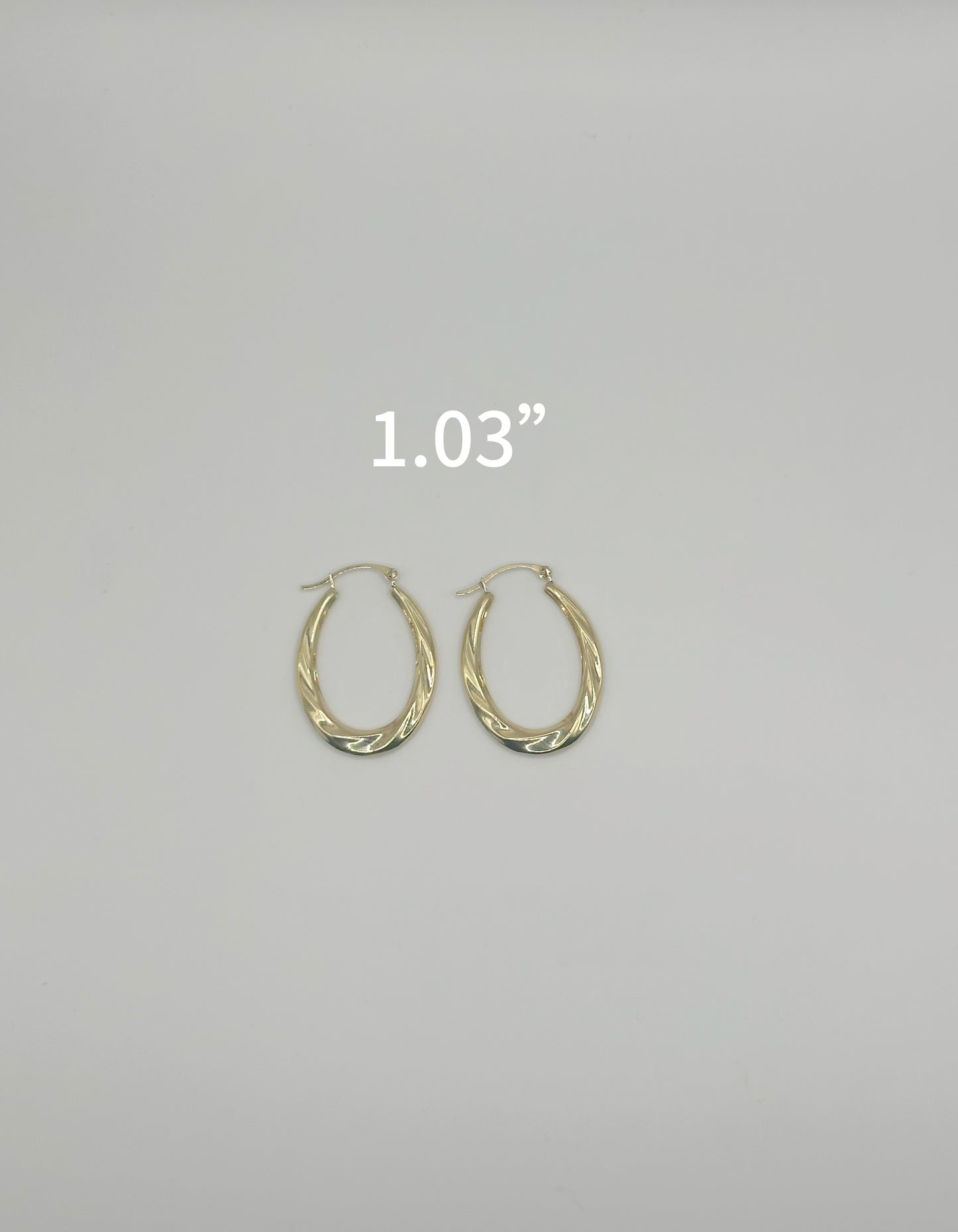 Argolla Ovalada Light Twist 10kt