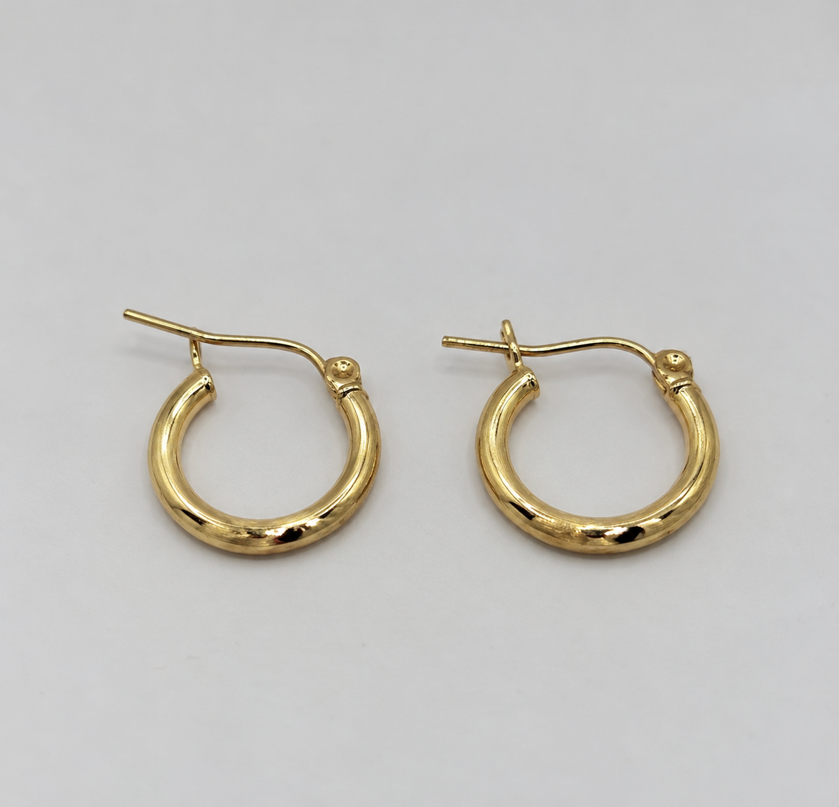 Argolla Oro 10kt Efecto Relieve Small