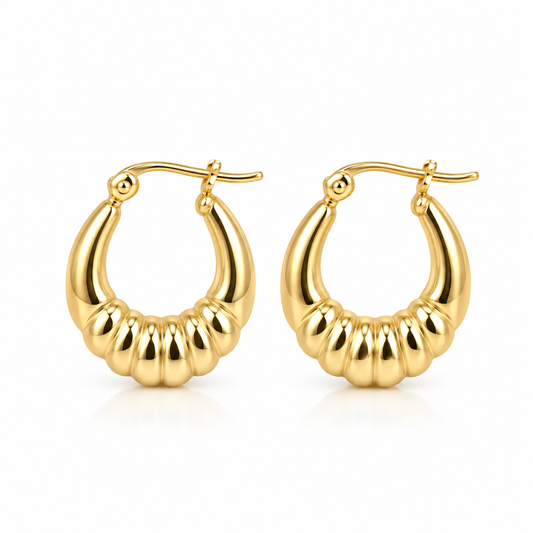 Argolla Oro 10kt Puffed Small