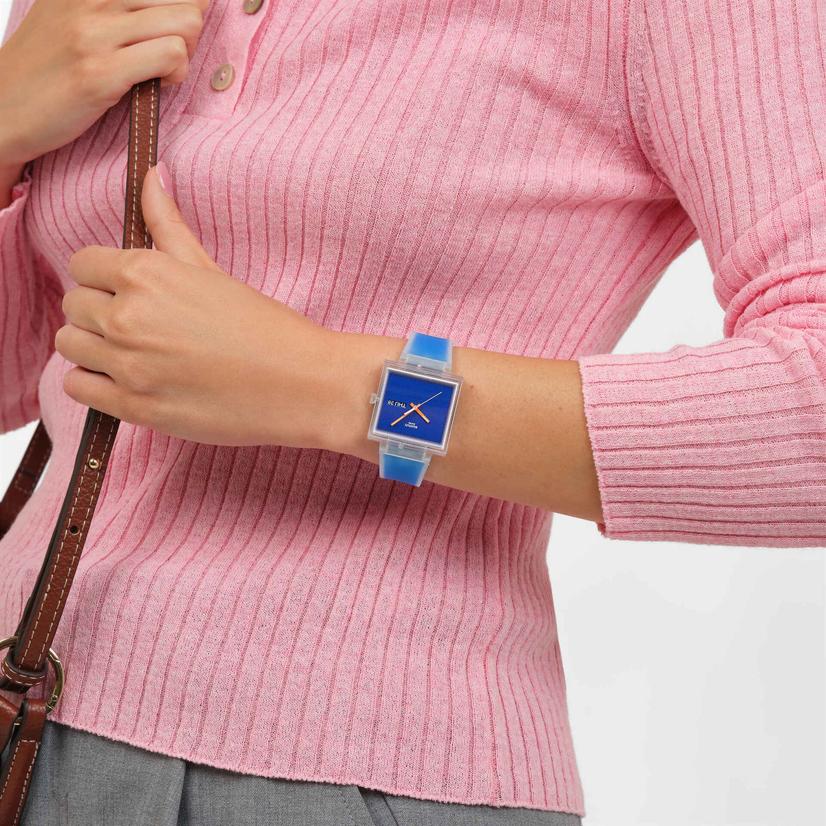 SWATCH WHAT IF...SEE THRU BLUE?