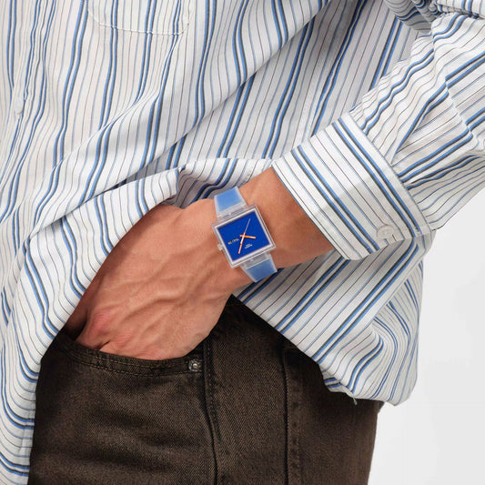 SWATCH WHAT IF...SEE THRU BLUE?