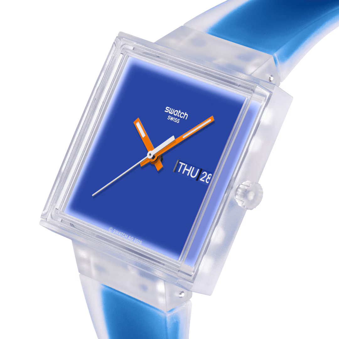 SWATCH WHAT IF...SEE THRU BLUE?