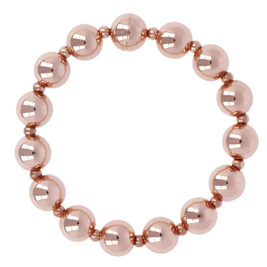 Bracelet with Golden Rosé nuggets