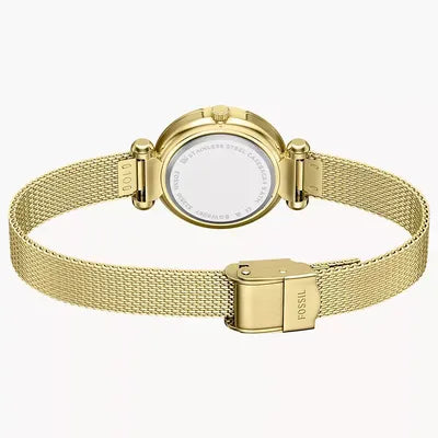 FOSSIL Tillie Three-hand Gold Stainless Steel Watch 36mm