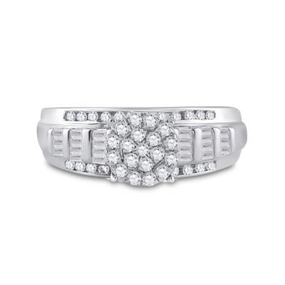 1/2 CT Diamond Ring in 10k White Gold