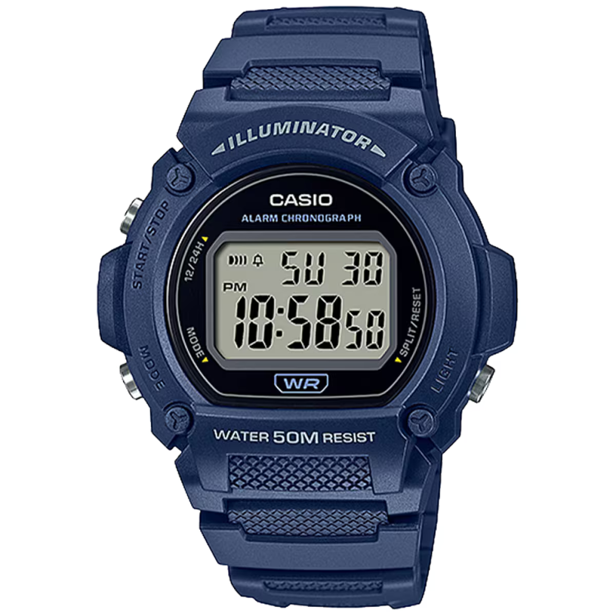 CASIO Navy Blue Digital Watch