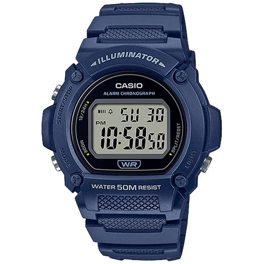 CASIO Navy Blue Digital Watch