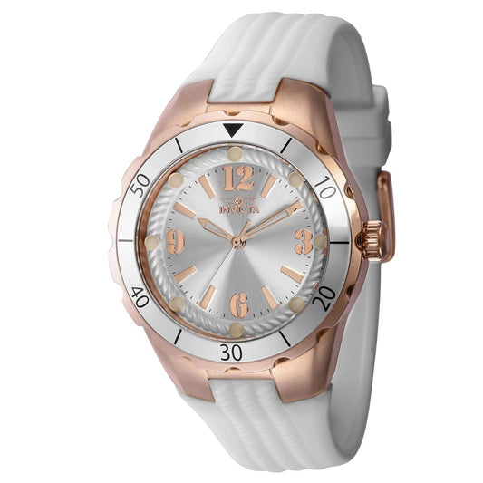 Invicta Ladies, Angel White Strap Rosegold 38mm