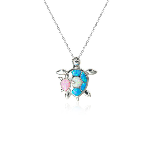 Opal Honu Pendant